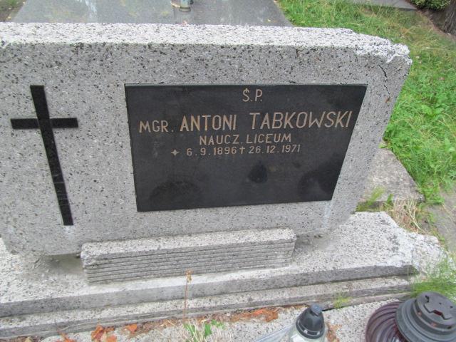 Antoni Tabkowski 1896 Chrzanów św. Mikołaja - Grobonet - Wyszukiwarka osób pochowanych