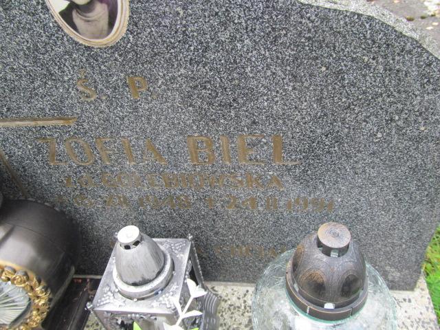Zofia Janina Biel 1948 Chrzanów św. Mikołaja - Grobonet - Wyszukiwarka osób pochowanych