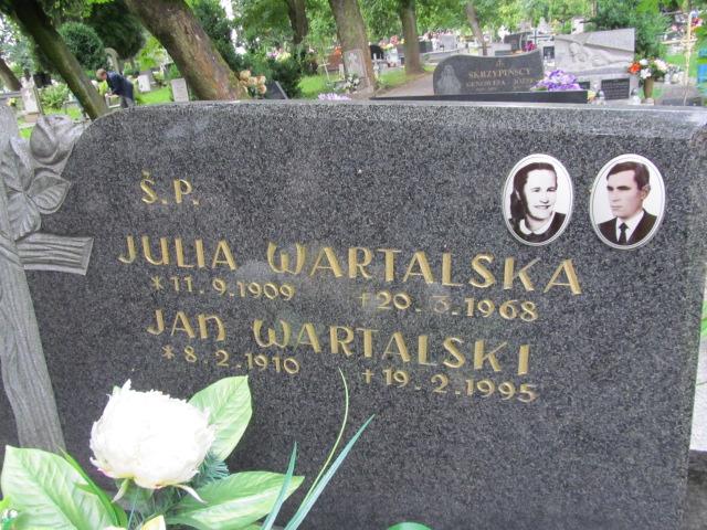 Jan Wartalski 1948 Chrzanów św. Mikołaja - Grobonet - Wyszukiwarka osób pochowanych