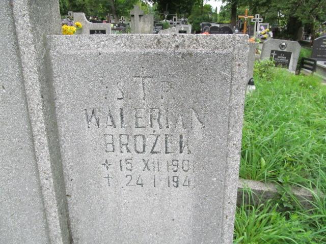 Walerian Brożek 1901 Chrzanów św. Mikołaja - Grobonet - Wyszukiwarka osób pochowanych