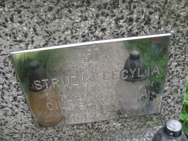 Cecylia Struzik 1888 Chrzanów św. Mikołaja - Grobonet - Wyszukiwarka osób pochowanych