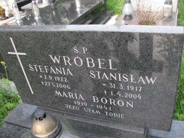 Stanisław Wróbel 1917 Chrzanów św. Mikołaja - Grobonet - Wyszukiwarka osób pochowanych