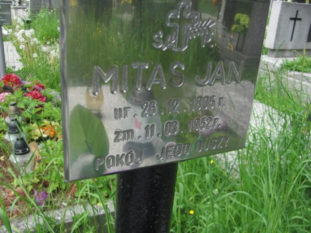 Jan Mitas  1895 Chrzanów św. Mikołaja - Grobonet - Wyszukiwarka osób pochowanych