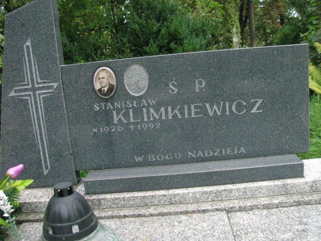 Jan Klimkiewicz 1952 Chrzanów św. Mikołaja - Grobonet - Wyszukiwarka osób pochowanych