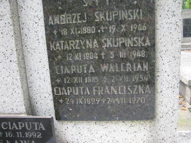 Władysława Ciaputa 1927 Chrzanów św. Mikołaja - Grobonet - Wyszukiwarka osób pochowanych