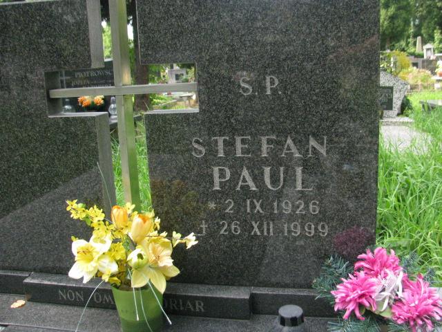 Stefan Paul 1926 Chrzanów św. Mikołaja - Grobonet - Wyszukiwarka osób pochowanych