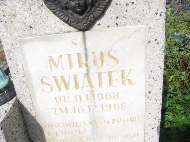 Mirosław Świątek 1968 Chrzanów św. Mikołaja - Grobonet - Wyszukiwarka osób pochowanych