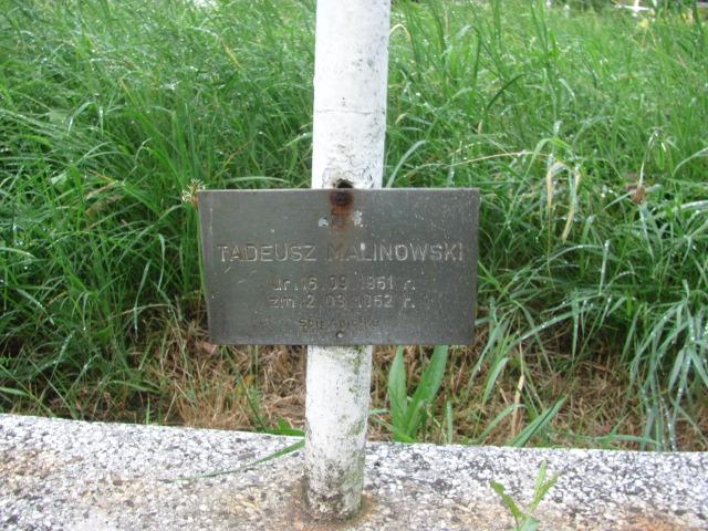 Grób Tadeusz Malinowski