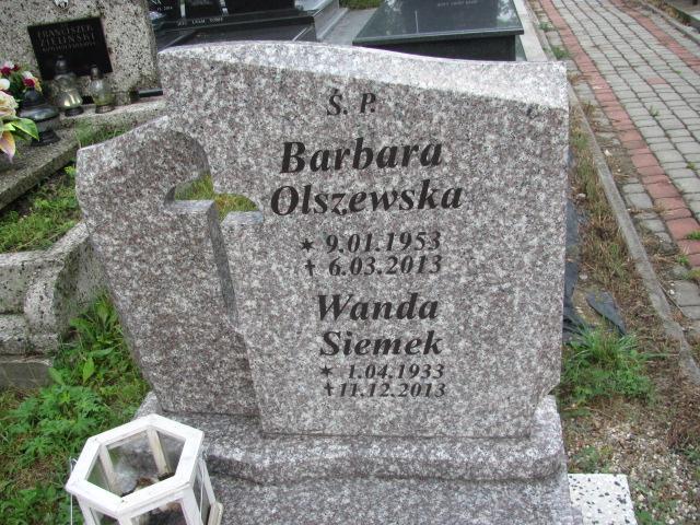 Wanda Siemek 1933 Chrzanów św. Mikołaja - Grobonet - Wyszukiwarka osób pochowanych