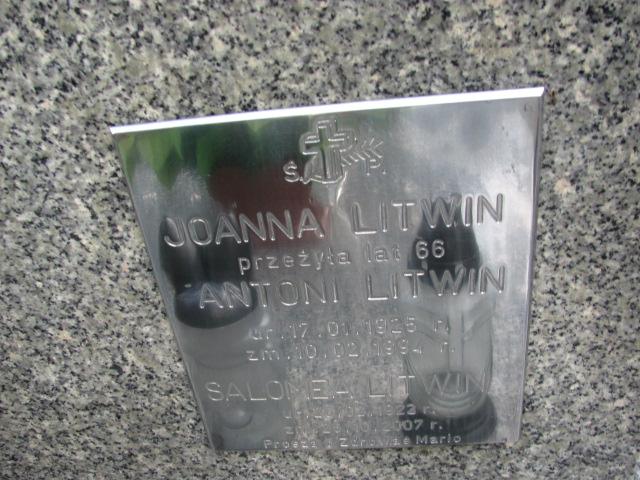 Joanna Litwin Chrzanów św. Mikołaja - Grobonet - Wyszukiwarka osób pochowanych