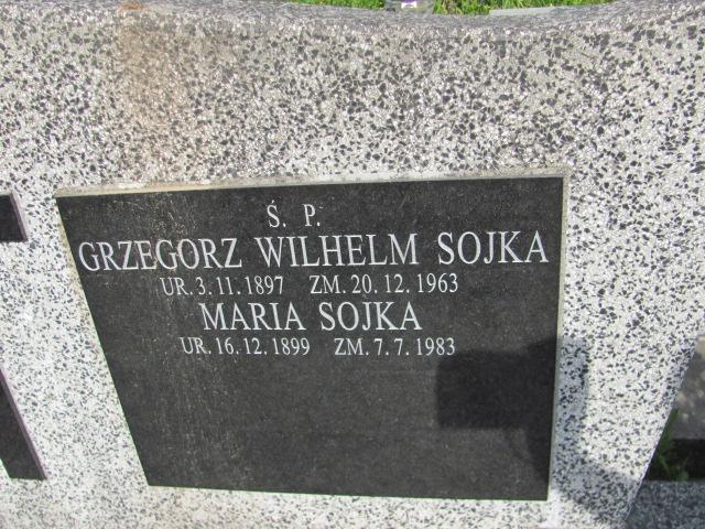 Maria Sojka 1899 Chrzanów św. Mikołaja - Grobonet - Wyszukiwarka osób pochowanych