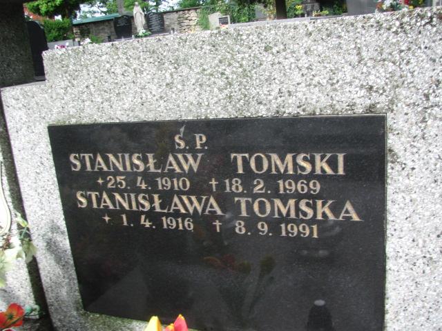Stanisława Tomska 1916 Chrzanów św. Mikołaja - Grobonet - Wyszukiwarka osób pochowanych