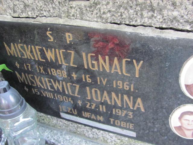 Joanna Miśkiewicz 1904 Chrzanów św. Mikołaja - Grobonet - Wyszukiwarka osób pochowanych