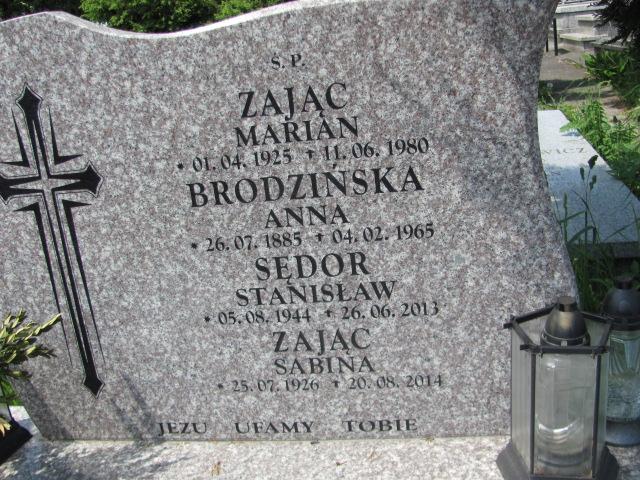 Marian Zając 1925 Chrzanów św. Mikołaja - Grobonet - Wyszukiwarka osób pochowanych