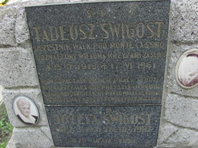 Grób Tadeusz Świgost