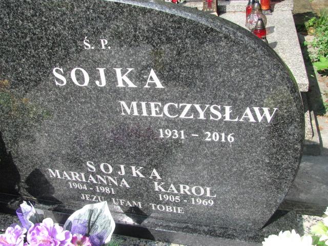 Mieczysław Sojka 1931 Chrzanów św. Mikołaja - Grobonet - Wyszukiwarka osób pochowanych