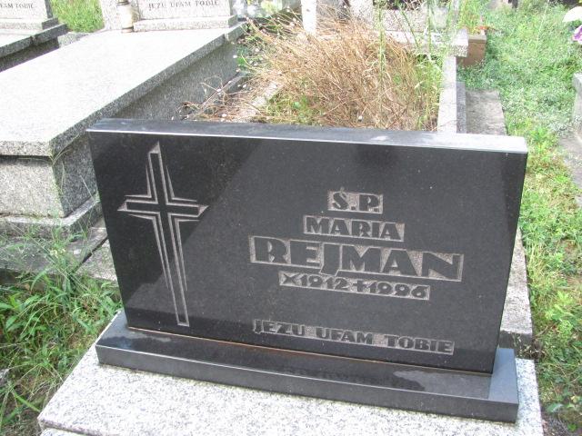 Maria Rejman 1912 Chrzanów św. Mikołaja - Grobonet - Wyszukiwarka osób pochowanych