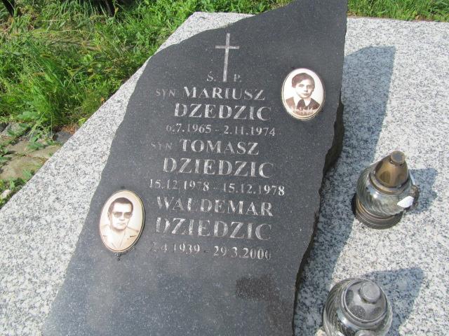 Tomasz Dziedzic 1978 Chrzanów św. Mikołaja - Grobonet - Wyszukiwarka osób pochowanych