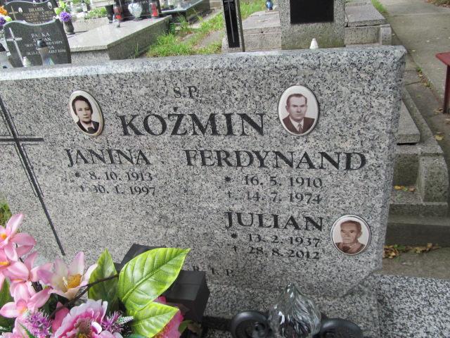 Ferdynand Koźmin 1910 Chrzanów św. Mikołaja - Grobonet - Wyszukiwarka osób pochowanych