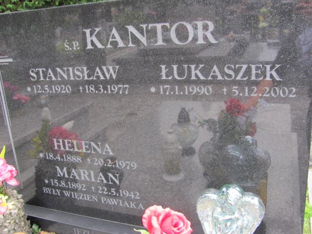 Stanisław Kantor  1920 Chrzanów św. Mikołaja - Grobonet - Wyszukiwarka osób pochowanych