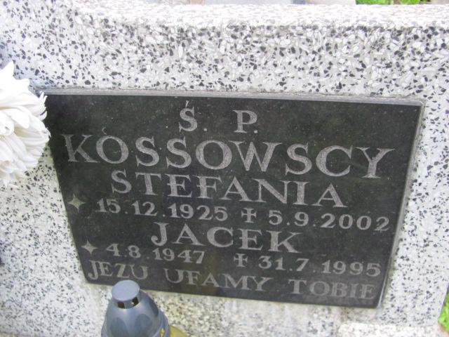 Stefania Kossowska 1925 Chrzanów św. Mikołaja - Grobonet - Wyszukiwarka osób pochowanych