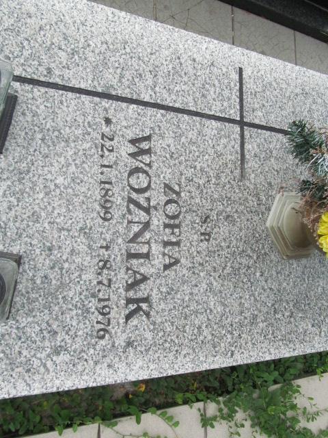 Zofia Woźniak 1899 Chrzanów św. Mikołaja - Grobonet - Wyszukiwarka osób pochowanych
