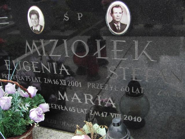 Eugenia Miziołek 1926 Chrzanów św. Mikołaja - Grobonet - Wyszukiwarka osób pochowanych