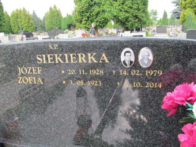 Józef Siekierka 1928 Chrzanów św. Mikołaja - Grobonet - Wyszukiwarka osób pochowanych