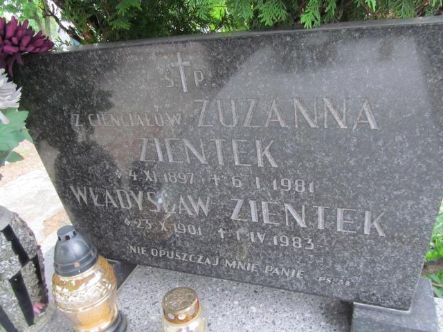 Władysław Zientek 1901 Chrzanów św. Mikołaja - Grobonet - Wyszukiwarka osób pochowanych