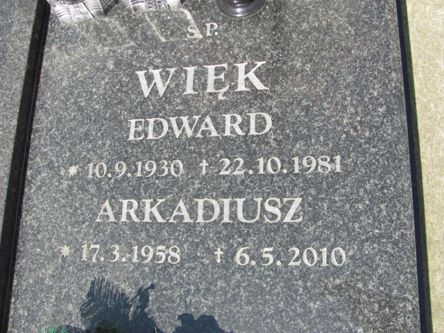 Edward Więk 1930 Chrzanów św. Mikołaja - Grobonet - Wyszukiwarka osób pochowanych