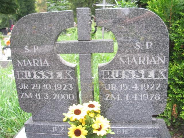 Marian Russek 1922 Chrzanów św. Mikołaja - Grobonet - Wyszukiwarka osób pochowanych