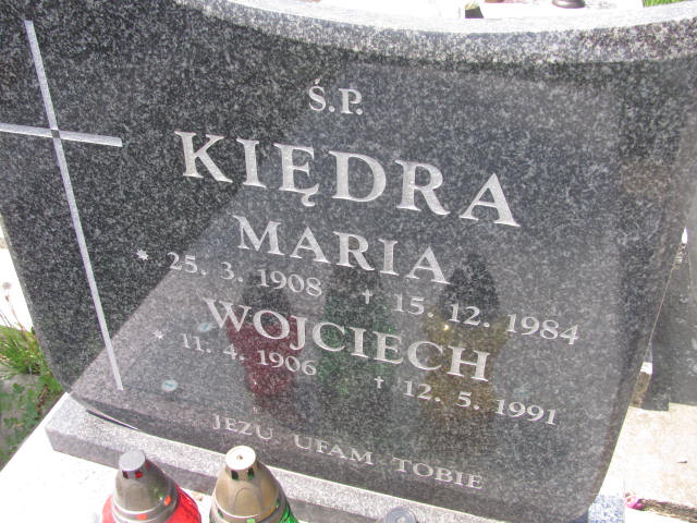 Maria Kiędra 1908 Chrzanów św. Mikołaja - Grobonet - Wyszukiwarka osób pochowanych