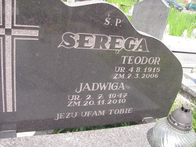 Janina Seręga 1921 Chrzanów św. Mikołaja - Grobonet - Wyszukiwarka osób pochowanych