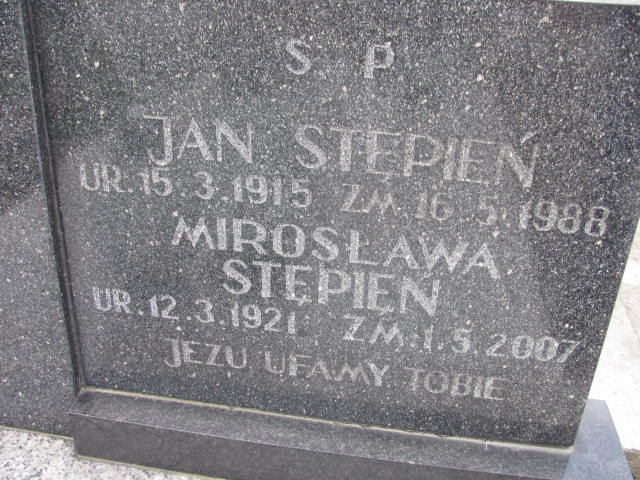 Jan Stępień 1915 Chrzanów św. Mikołaja - Grobonet - Wyszukiwarka osób pochowanych