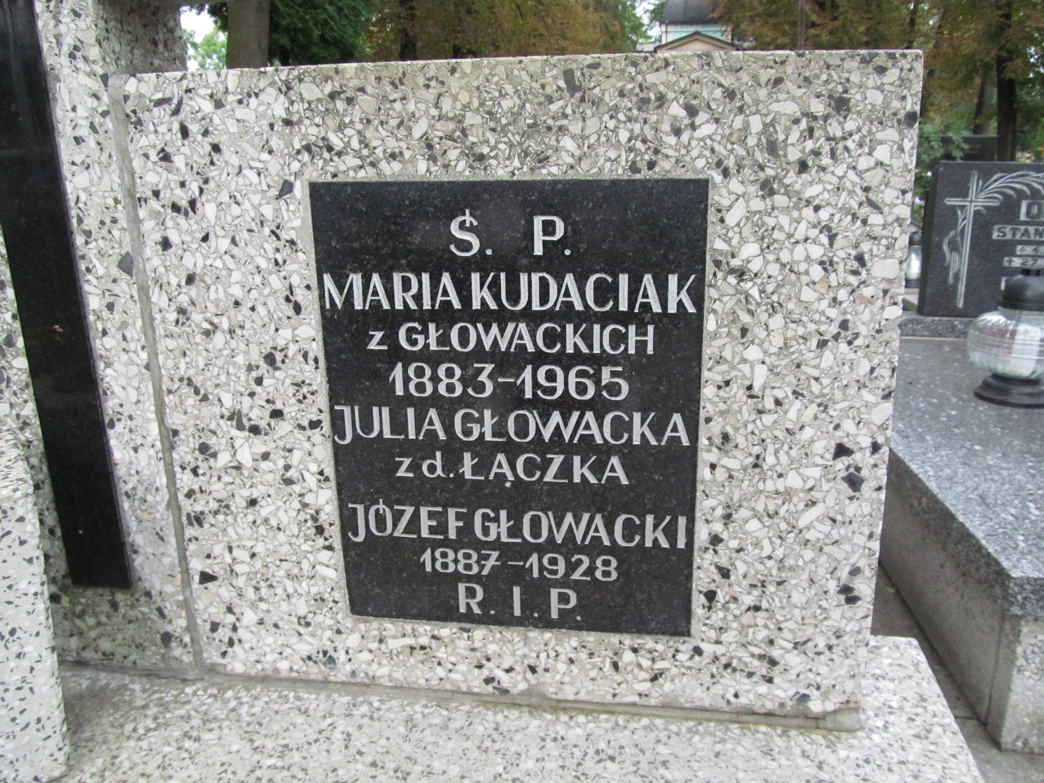 Julia Głowacka Chrzanów św. Mikołaja - Grobonet - Wyszukiwarka osób pochowanych