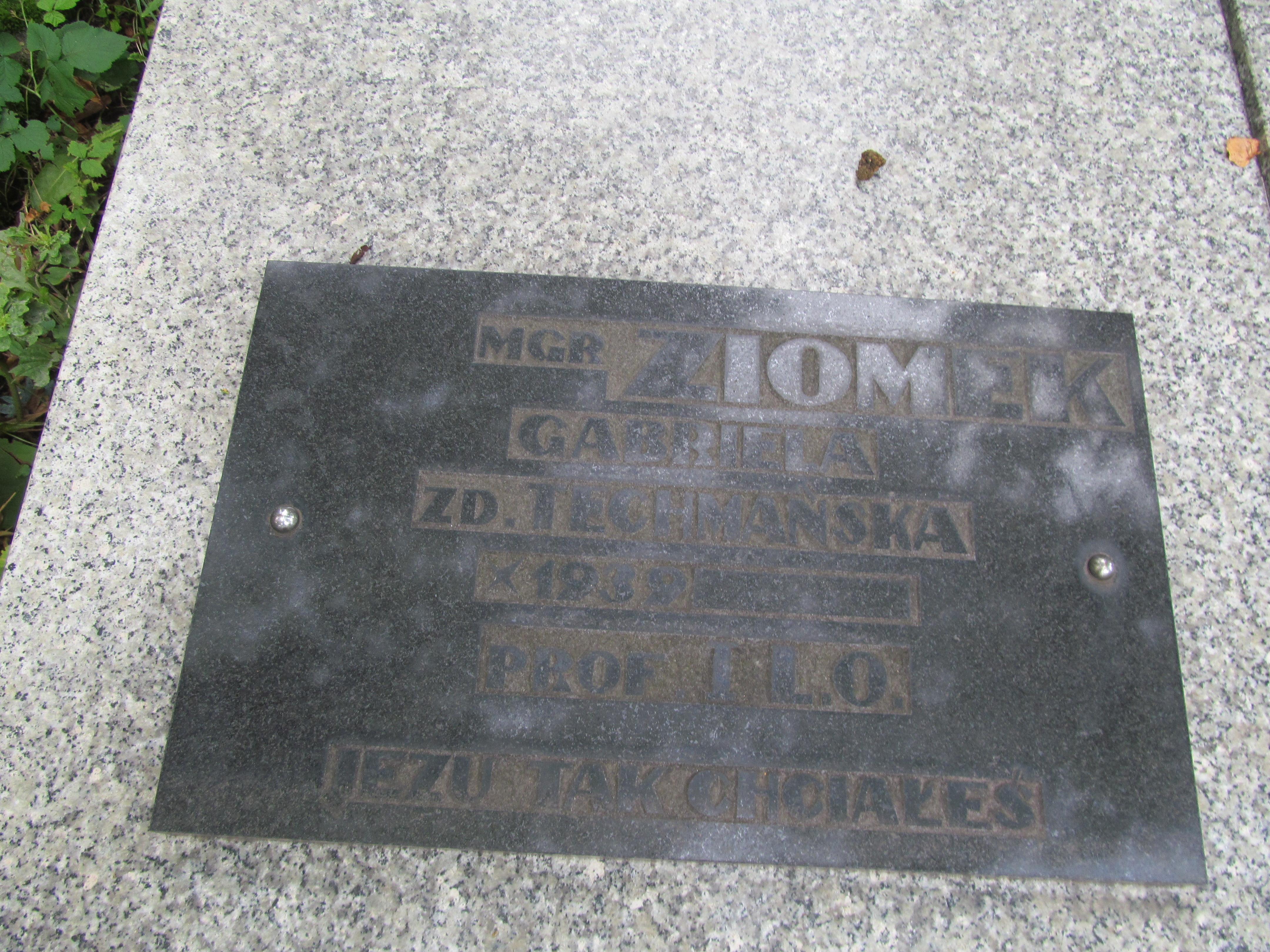 Bogusław Ziomek 1939 Chrzanów św. Mikołaja - Grobonet - Wyszukiwarka osób pochowanych