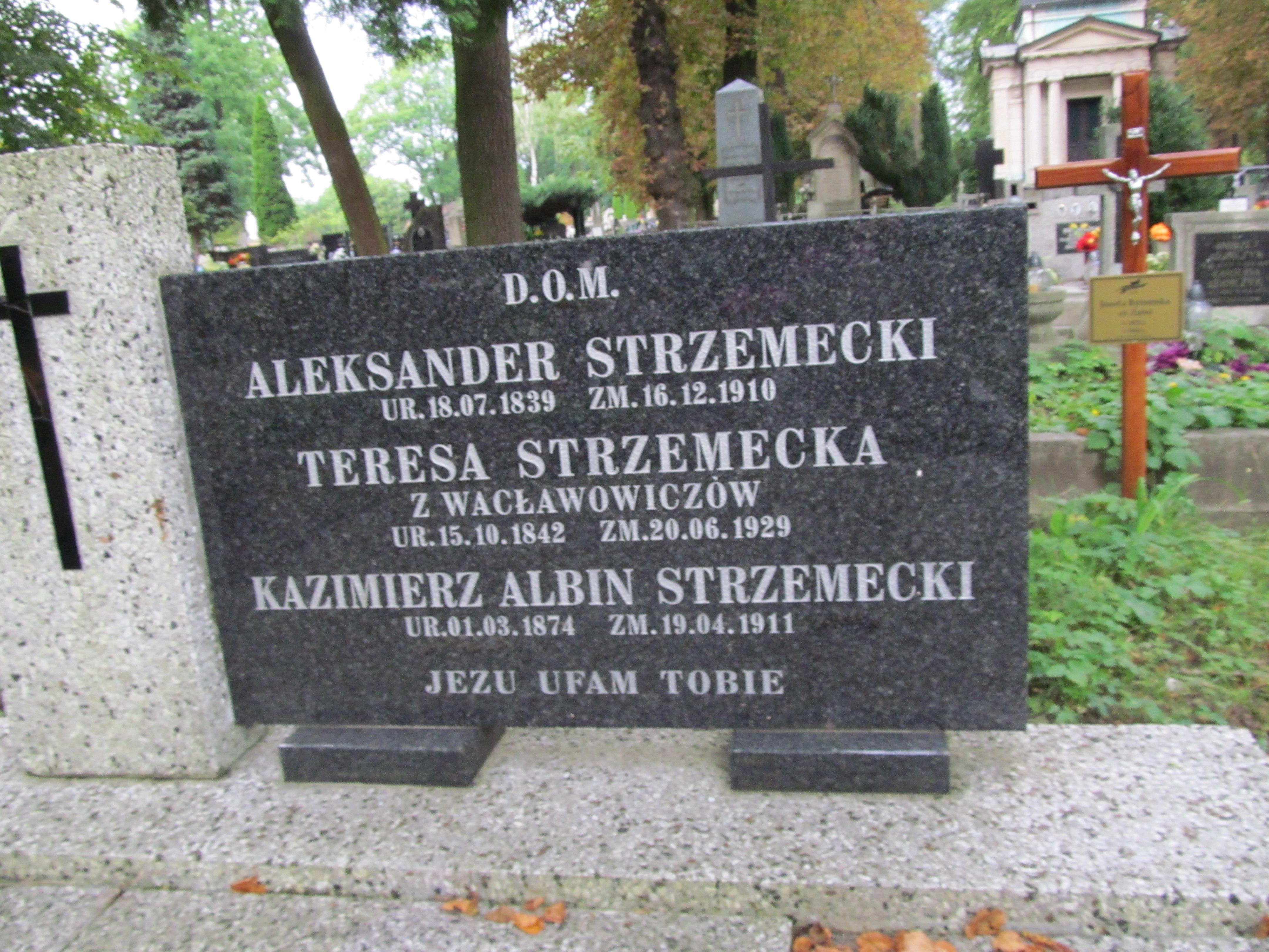 Aleksander Strzemecki 1839 Chrzanów św. Mikołaja - Grobonet - Wyszukiwarka osób pochowanych