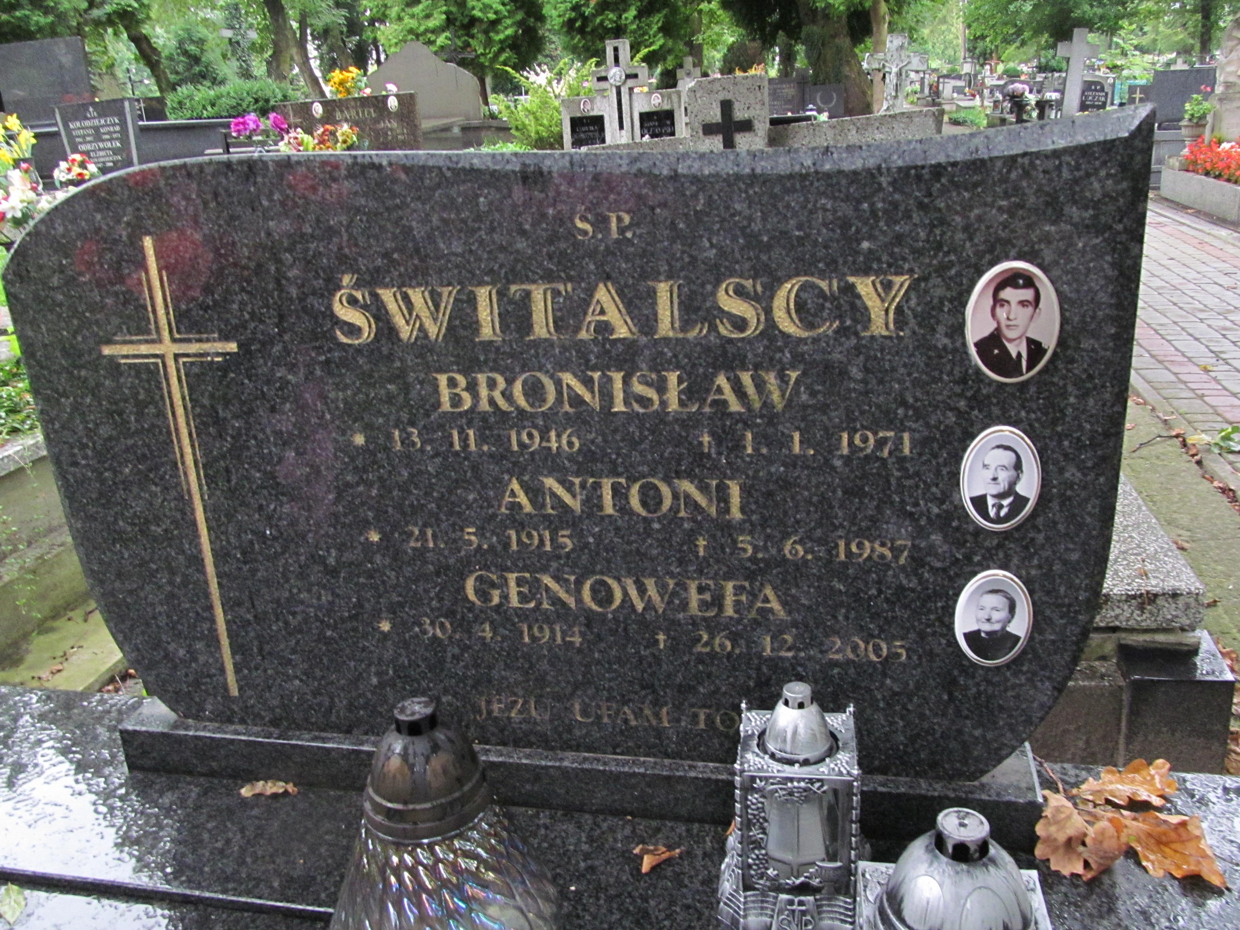 Genowefa Świtalska 1914 Chrzanów św. Mikołaja - Grobonet - Wyszukiwarka osób pochowanych