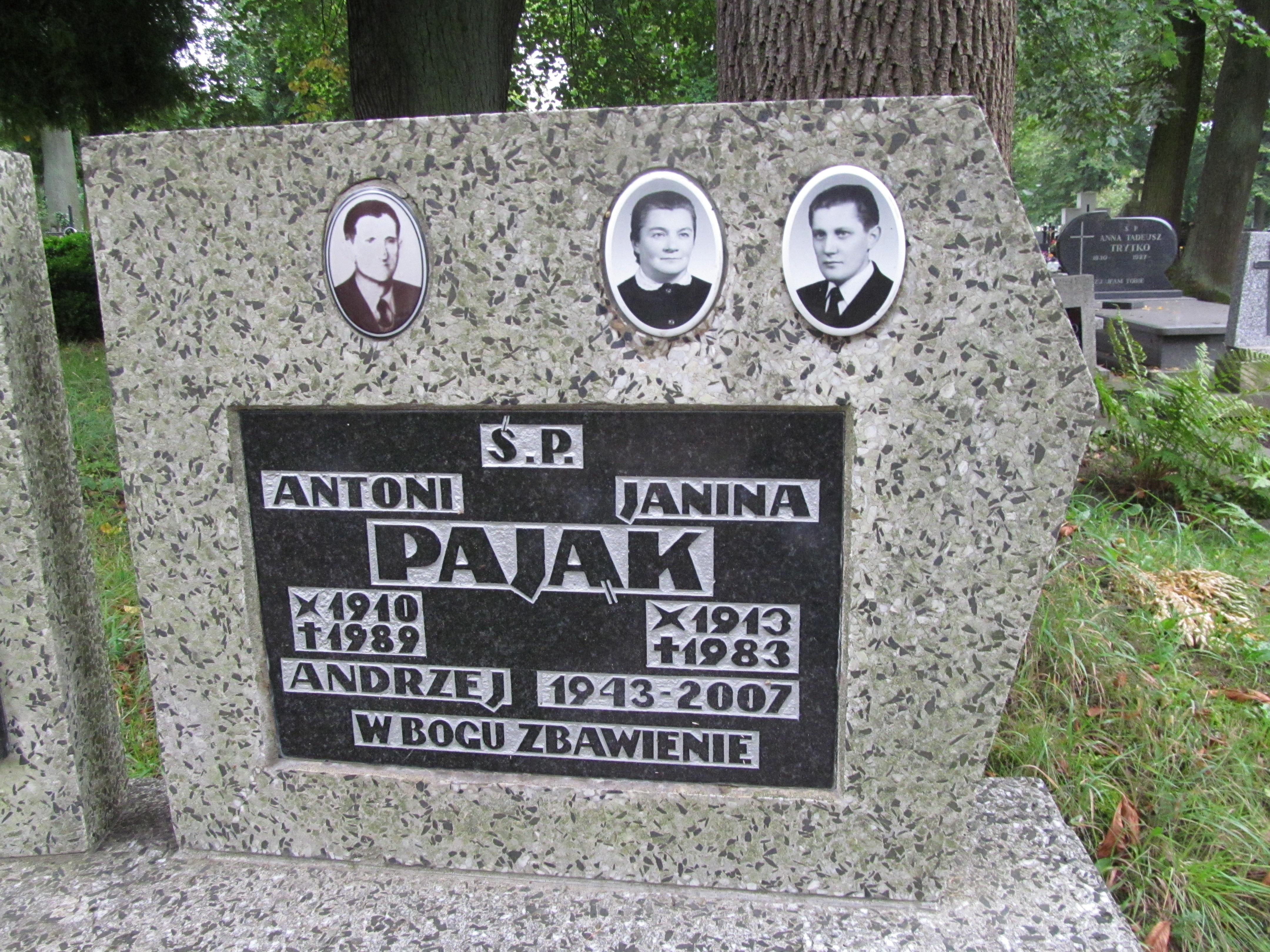 Janina Pająk 1913 Chrzanów św. Mikołaja - Grobonet - Wyszukiwarka osób pochowanych