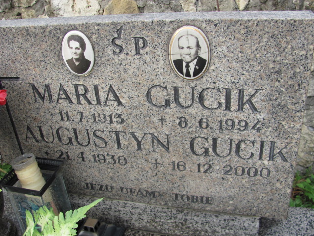 Augustyn Gucik 1930 Chrzanów św. Mikołaja - Grobonet - Wyszukiwarka osób pochowanych